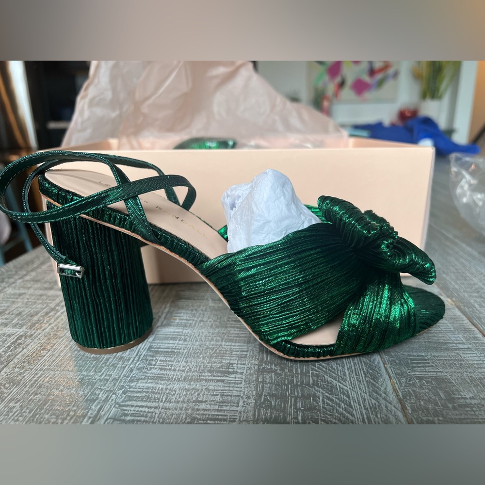 Loeffler Randall Camellia heel. Brand new in box.
